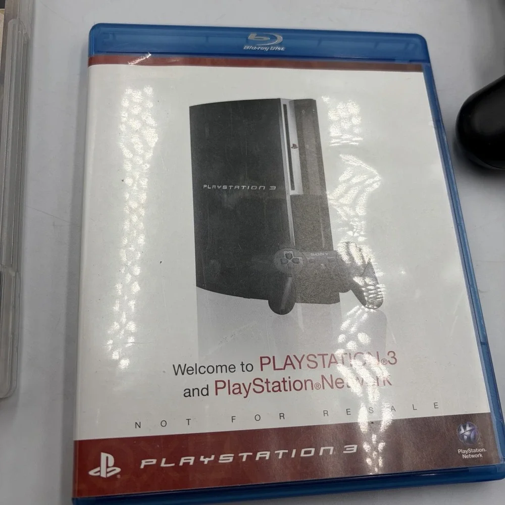 Sony PlayStation 3 CECHL01 Black Fat 80 GB Console Controller Little Big Planet